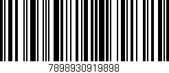 Código de barras (EAN, GTIN, SKU, ISBN): '7898930919898'