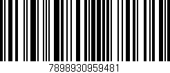 Código de barras (EAN, GTIN, SKU, ISBN): '7898930959481'