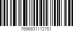 Código de barras (EAN, GTIN, SKU, ISBN): '7898931112151'