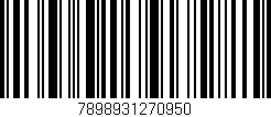 Código de barras (EAN, GTIN, SKU, ISBN): '7898931270950'