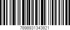 Código de barras (EAN, GTIN, SKU, ISBN): '7898931343821'