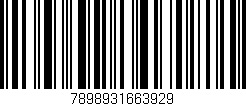 Código de barras (EAN, GTIN, SKU, ISBN): '7898931663929'