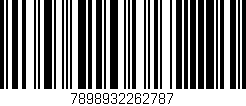 Código de barras (EAN, GTIN, SKU, ISBN): '7898932262787'