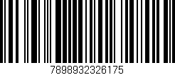 Código de barras (EAN, GTIN, SKU, ISBN): '7898932326175'