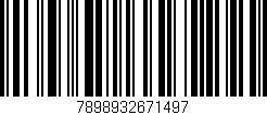 Código de barras (EAN, GTIN, SKU, ISBN): '7898932671497'