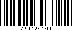 Código de barras (EAN, GTIN, SKU, ISBN): '7898932671718'