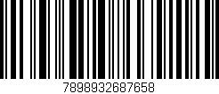 Código de barras (EAN, GTIN, SKU, ISBN): '7898932687658'