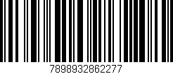 Código de barras (EAN, GTIN, SKU, ISBN): '7898932862277'