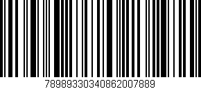 Código de barras (EAN, GTIN, SKU, ISBN): '78989330340862007889'