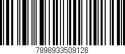 Código de barras (EAN, GTIN, SKU, ISBN): '7898933509126'