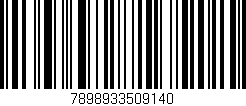 Código de barras (EAN, GTIN, SKU, ISBN): '7898933509140'