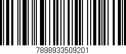 Código de barras (EAN, GTIN, SKU, ISBN): '7898933509201'