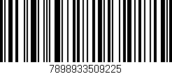 Código de barras (EAN, GTIN, SKU, ISBN): '7898933509225'