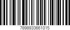 Código de barras (EAN, GTIN, SKU, ISBN): '7898933661015'