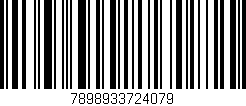 Código de barras (EAN, GTIN, SKU, ISBN): '7898933724079'