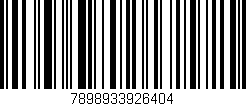 Código de barras (EAN, GTIN, SKU, ISBN): '7898933926404'