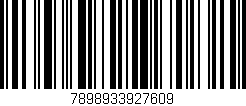 Código de barras (EAN, GTIN, SKU, ISBN): '7898933927609'