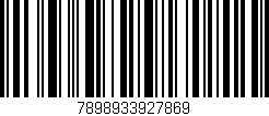 Código de barras (EAN, GTIN, SKU, ISBN): '7898933927869'