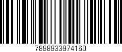 Código de barras (EAN, GTIN, SKU, ISBN): '7898933974160'