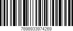 Código de barras (EAN, GTIN, SKU, ISBN): '7898933974269'