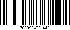 Código de barras (EAN, GTIN, SKU, ISBN): '7898934031442'