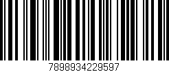 Código de barras (EAN, GTIN, SKU, ISBN): '7898934229597'