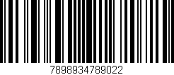 Código de barras (EAN, GTIN, SKU, ISBN): '7898934789022'
