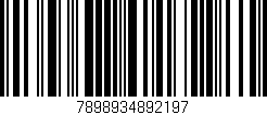 Código de barras (EAN, GTIN, SKU, ISBN): '7898934892197'