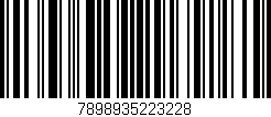 Código de barras (EAN, GTIN, SKU, ISBN): '7898935223228'