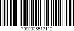 Código de barras (EAN, GTIN, SKU, ISBN): '7898935517112'