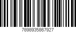 Código de barras (EAN, GTIN, SKU, ISBN): '7898935867927'