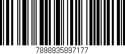 Código de barras (EAN, GTIN, SKU, ISBN): '7898935897177'