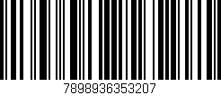 Código de barras (EAN, GTIN, SKU, ISBN): '7898936353207'