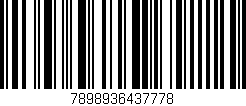 Código de barras (EAN, GTIN, SKU, ISBN): '7898936437778'