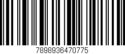 Código de barras (EAN, GTIN, SKU, ISBN): '7898936470775'