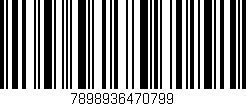 Código de barras (EAN, GTIN, SKU, ISBN): '7898936470799'