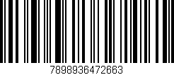 Código de barras (EAN, GTIN, SKU, ISBN): '7898936472663'