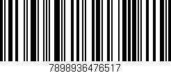 Código de barras (EAN, GTIN, SKU, ISBN): '7898936476517'
