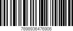 Código de barras (EAN, GTIN, SKU, ISBN): '7898936476906'