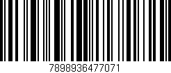 Código de barras (EAN, GTIN, SKU, ISBN): '7898936477071'
