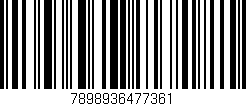 Código de barras (EAN, GTIN, SKU, ISBN): '7898936477361'