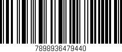Código de barras (EAN, GTIN, SKU, ISBN): '7898936479440'