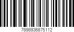 Código de barras (EAN, GTIN, SKU, ISBN): '7898936875112'
