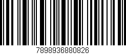 Código de barras (EAN, GTIN, SKU, ISBN): '7898936880826'