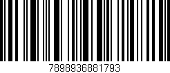 Código de barras (EAN, GTIN, SKU, ISBN): '7898936881793'