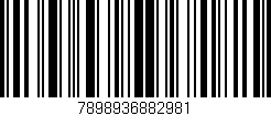 Código de barras (EAN, GTIN, SKU, ISBN): '7898936882981'