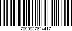 Código de barras (EAN, GTIN, SKU, ISBN): '7898937674417'