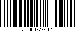 Código de barras (EAN, GTIN, SKU, ISBN): '7898937776081'