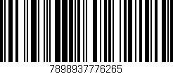 Código de barras (EAN, GTIN, SKU, ISBN): '7898937776265'