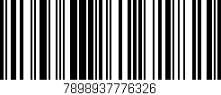 Código de barras (EAN, GTIN, SKU, ISBN): '7898937776326'